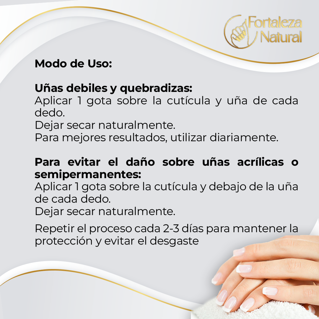 PAGUE 1 LLEVE 2!! Tratamiento para fortalecer y reparar las uñas 60% DE DESCUENTO