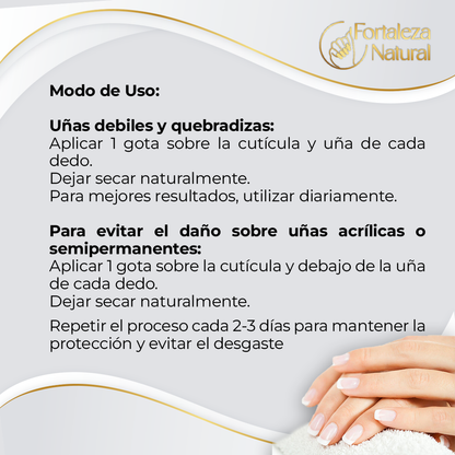 PAGUE 1 LLEVE 2!! Tratamiento para fortalecer y reparar las uñas 60% DE DESCUENTO