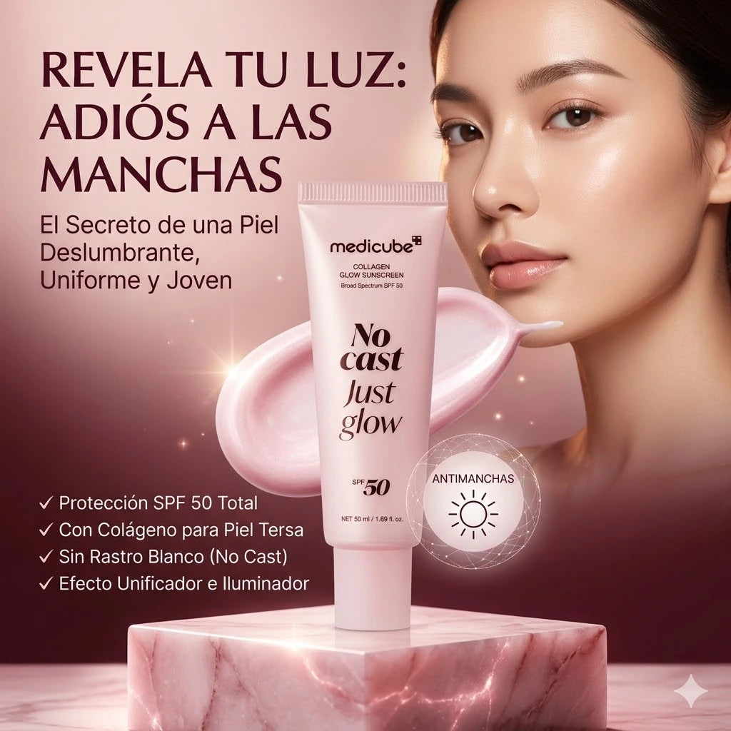 GLOW🌸| TE PROTEGE LA PIEL DEL SOL MIENTRAS LA REJUVENECE CON COLAGENO✨‼️
