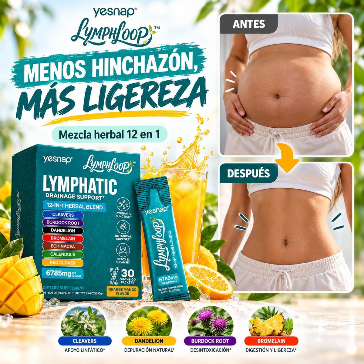LINFATIC PRO💙| NO MAS HINCHAZON NI LLANTICAS QUE SE VEN MAL, ELIMINALAS DESDE HOY✅‼️