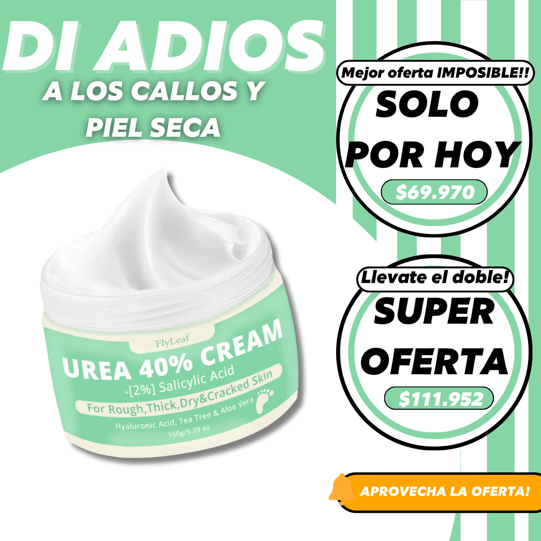 CREMA UREA AL 40% - PARA MANOS 🤚 Y PIES 🦶~ ACABA CON LOS CALLOS Y PIEL SECA 🚫