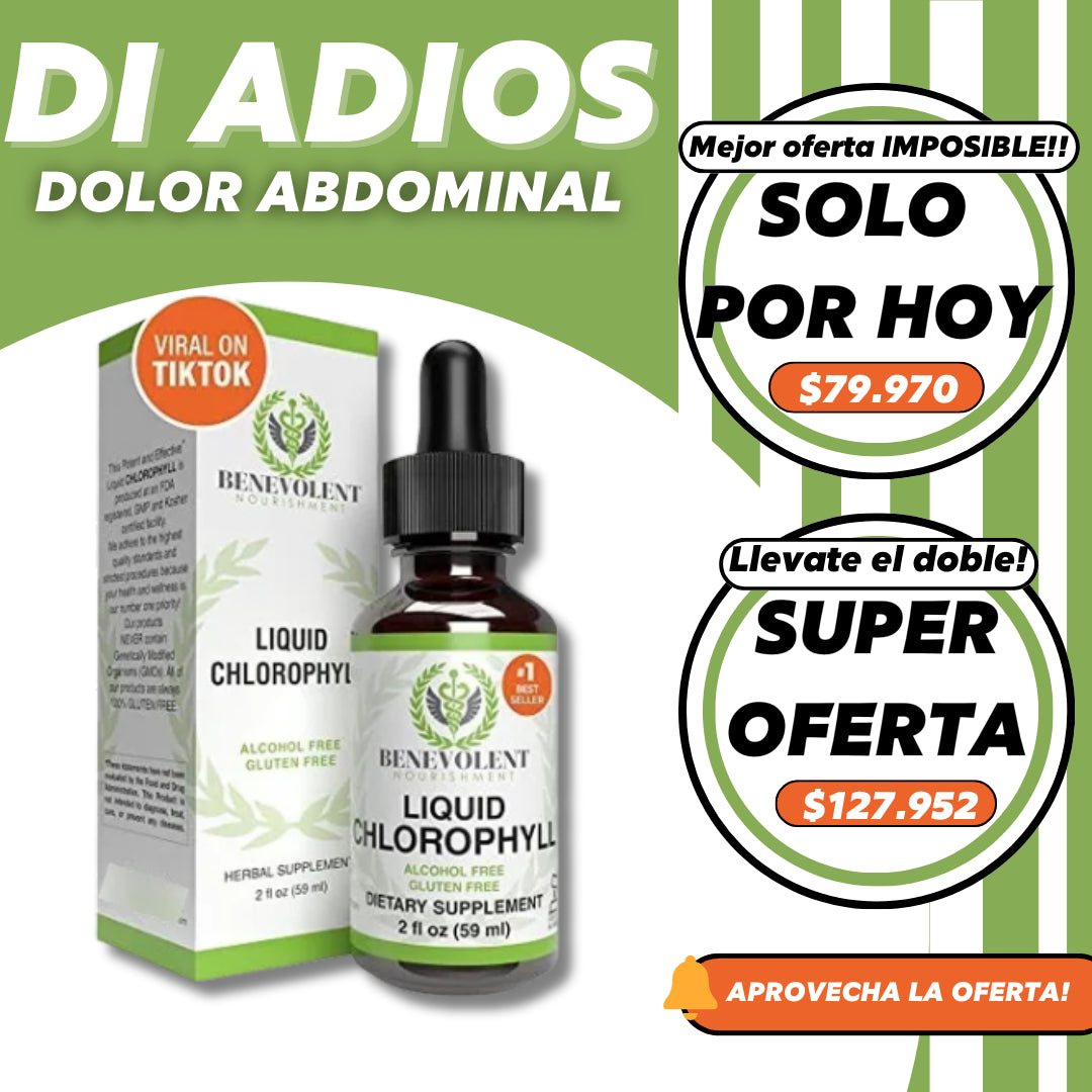 CLOROFILL GOTAS ®️DILE ADIOS A ESA HINCHAZON Y ESOS ROLLITOS QUE TE ABRUMAN🚫‼️
