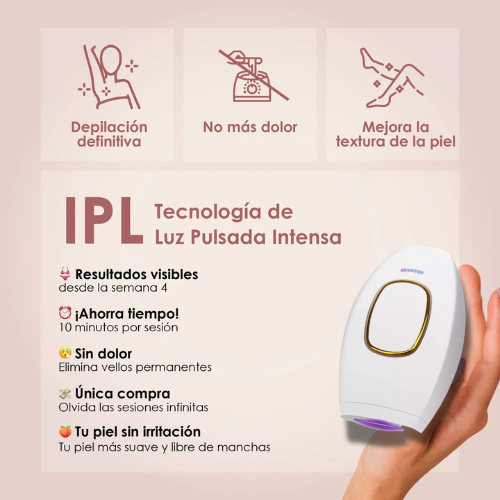 DEPILADORA Láser en CASA nota el CAMBIO DESDE EL PRIMER USO- ENVIO GRATIS 📦