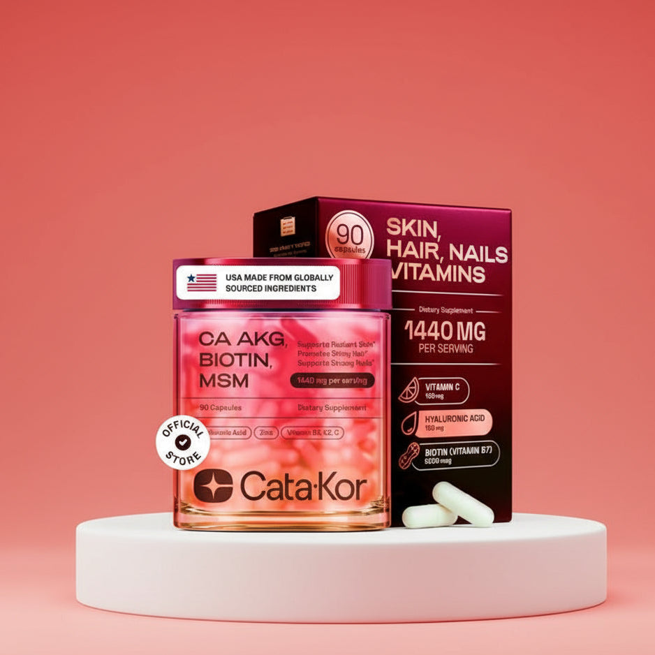 AKG CATA KOR❤️🧑‍⚕️RECUPERA LA SALUD DE TU PIEL, TU CABELLO Y TU UÑAS EN UNA SOLA CAPSULA‼️🌸