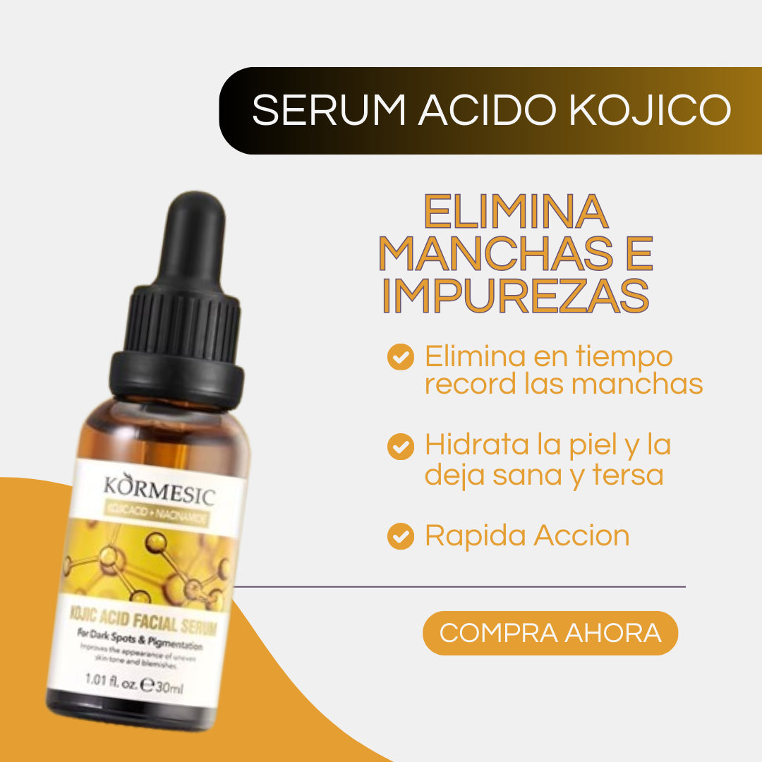 ✨ SÉRUM DE ÁCIDO KÓJICO - ELIMINA LAS MANCHAS AHORA - ENVÍO GRATIS 🚛 60% OFF 🔥 ✨